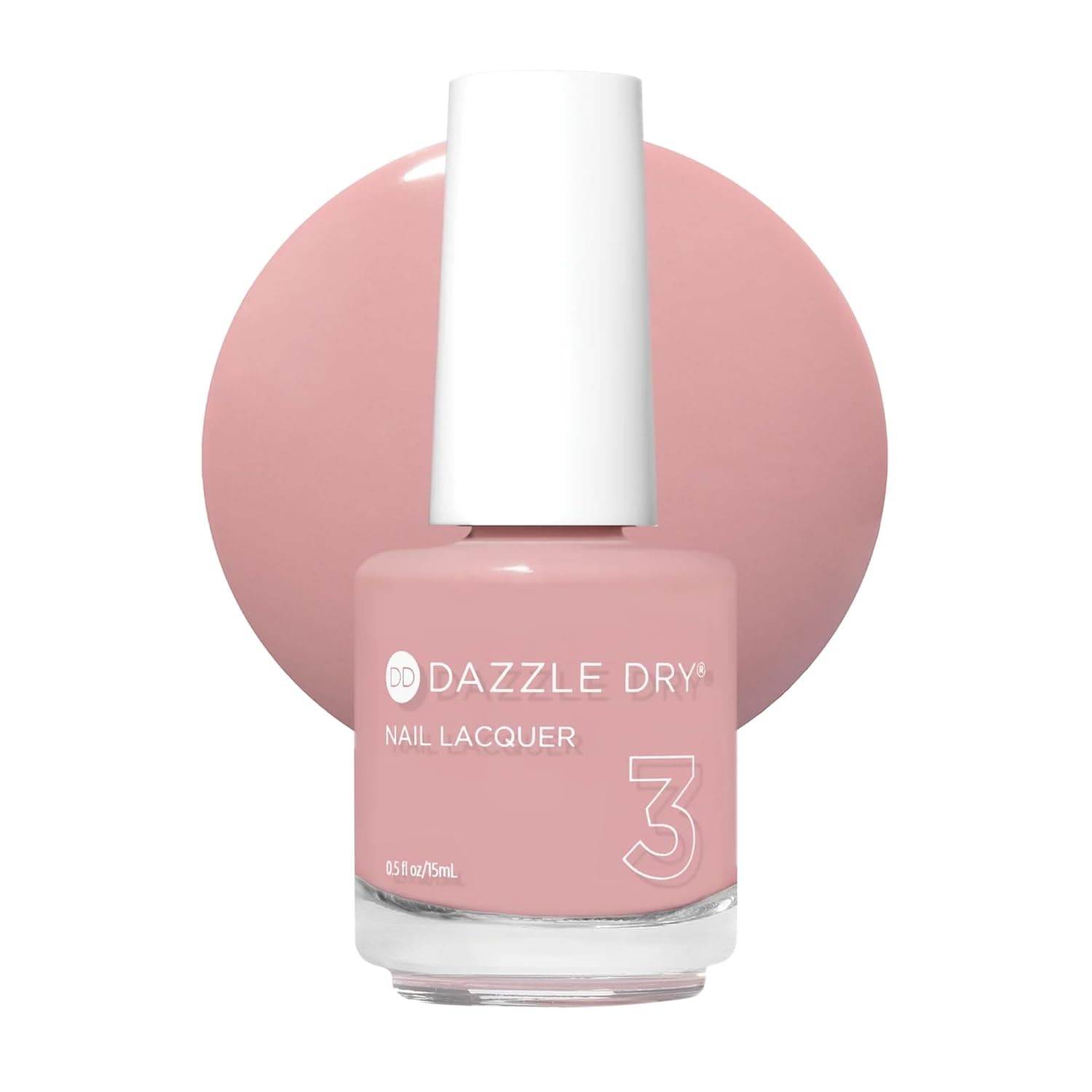 Dazzle Dry Nail Lacquer (Step 3) - Less is Mauve
