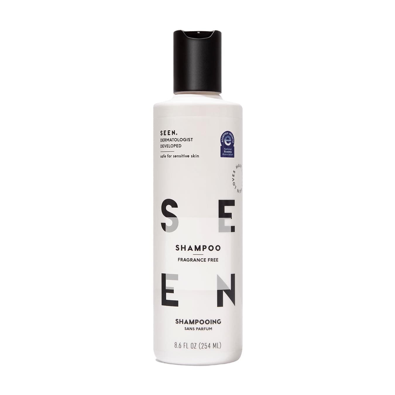 SEEN Shampoo, Fragrance Free - Non-Comedogenic Hair Shampoo