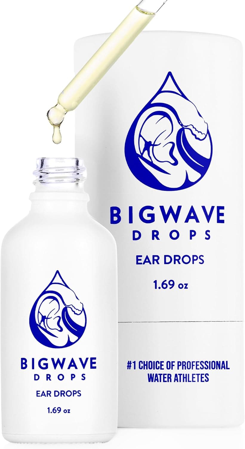 BigWave Drops Fast-Acting Ear Drops for Ear Infections, Athletes...