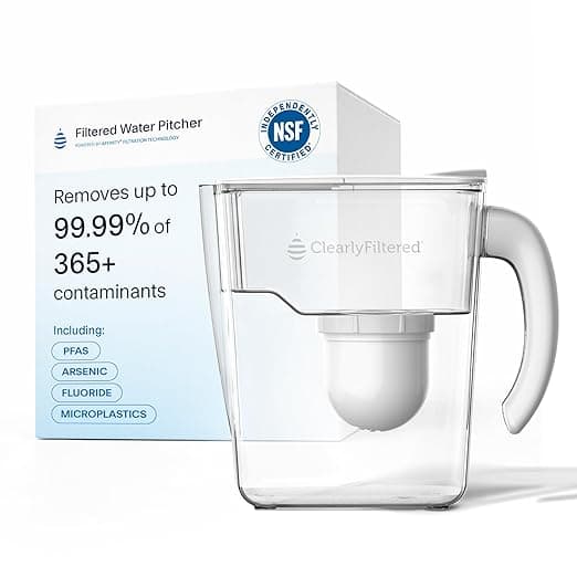 Clearly Filtered Filtered Water Pitcher