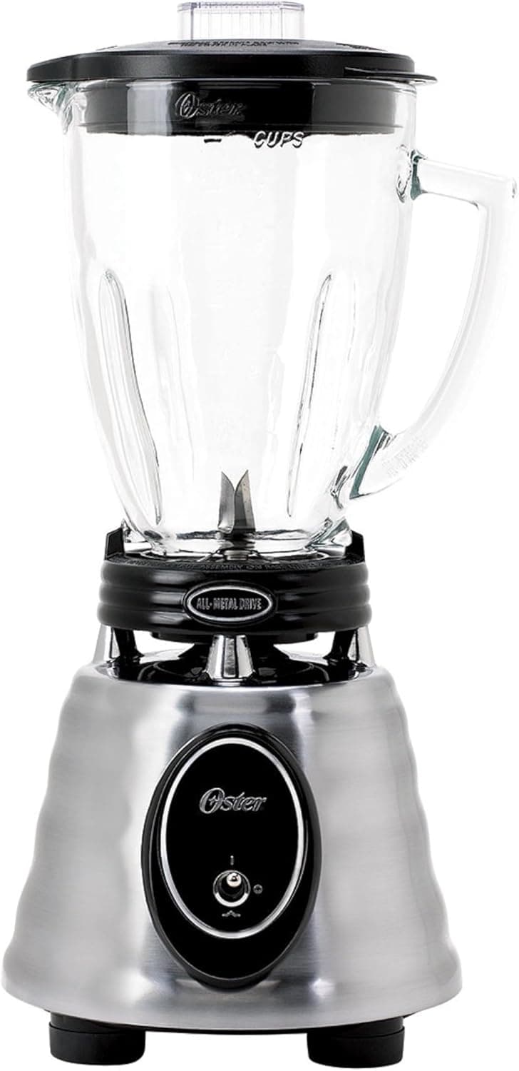 Oster Classic Series Heritage Blender, 6-Cup Borosilicate Glass Jar, 1000W