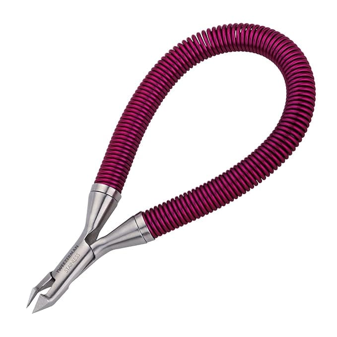 Tweezerman Stainless Steel Grip & Snip Spiral Spring Cuticle Nipper