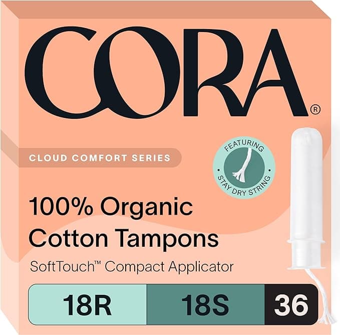 Cora Organic Cotton Tampons Multipack