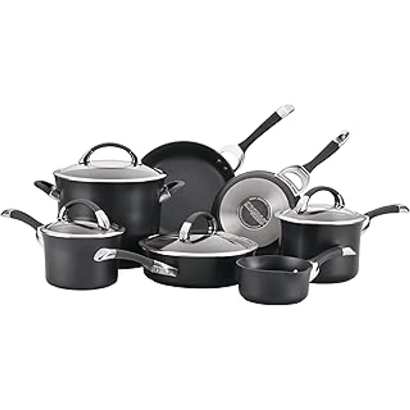 Symmetry Hard Anodized Nonstick 11-Piece Set