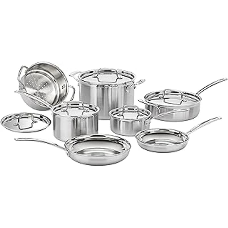 MultiClad Pro 12-Piece Stainless Cookware Set