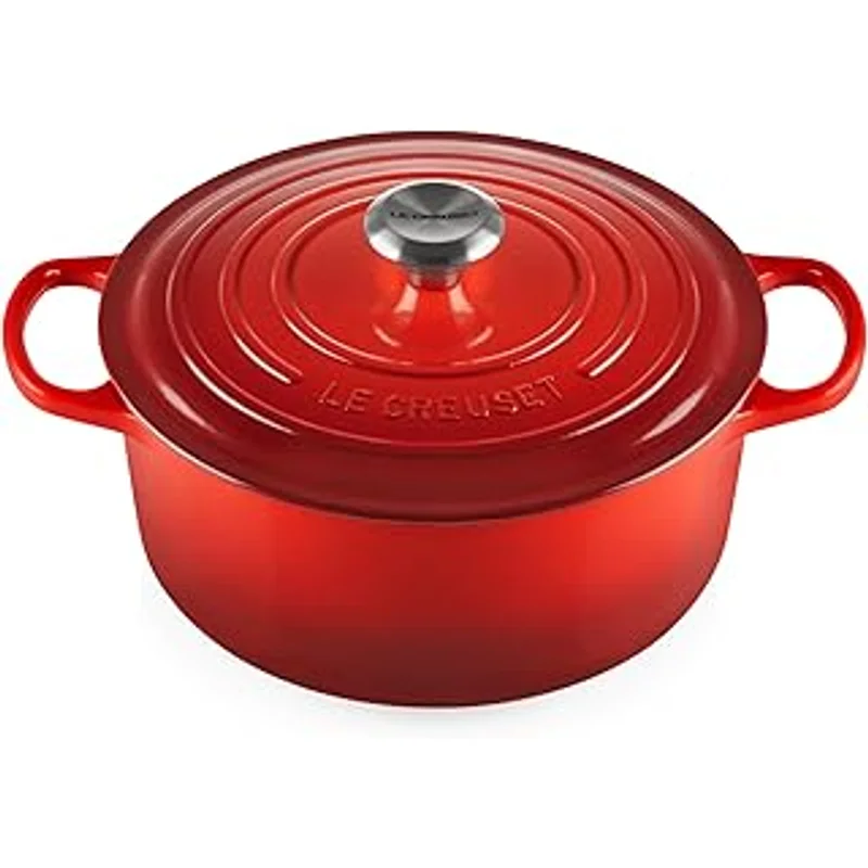 Signature Enameled Cast Iron Dutch Oven 5.5 Qt