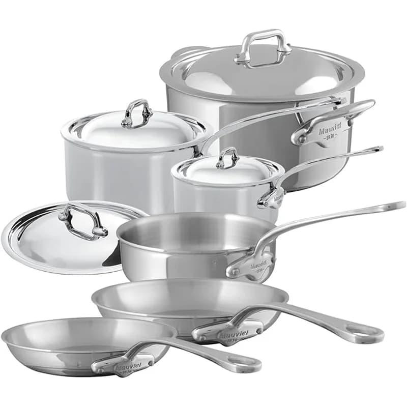 M'Cook Stainless Steel 5-Ply 10-Piece Set