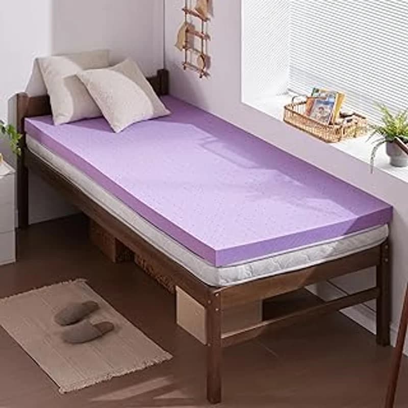 2-Inch Gel Memory Foam Topper for Kids