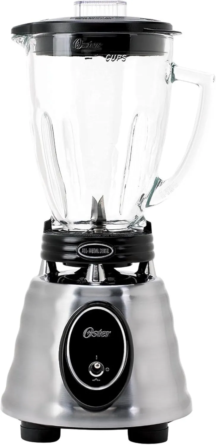 Oster Classic Series Heritage Blender, 6-Cup Borosilicate Glass Jar, 1000W