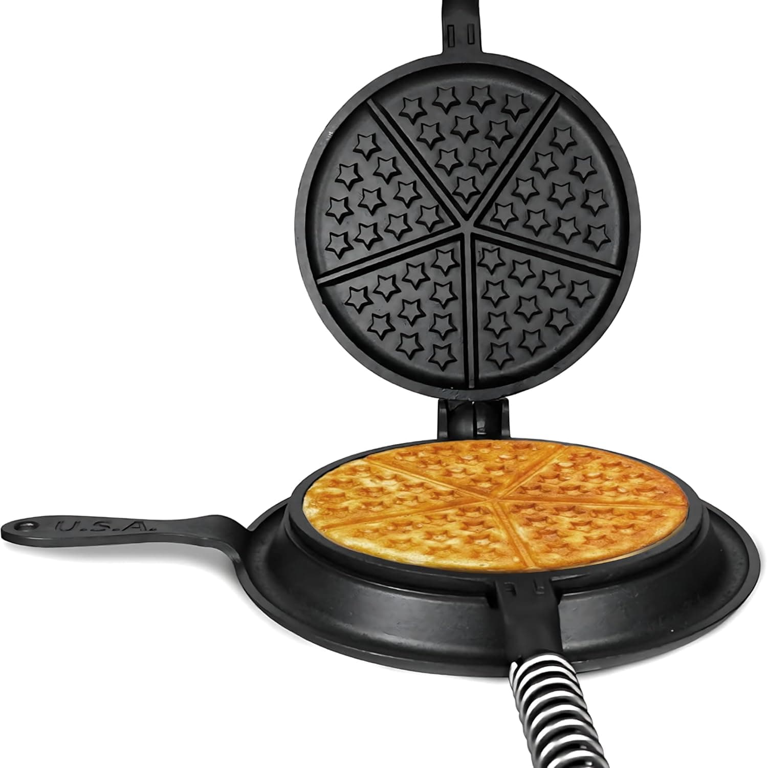 Appalachian Cast Iron Great American Waffle Iron