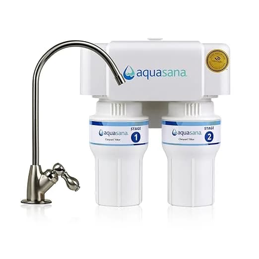 Aquasana Claryum 2-Stage Under Counter Water Filter System AQ-5200