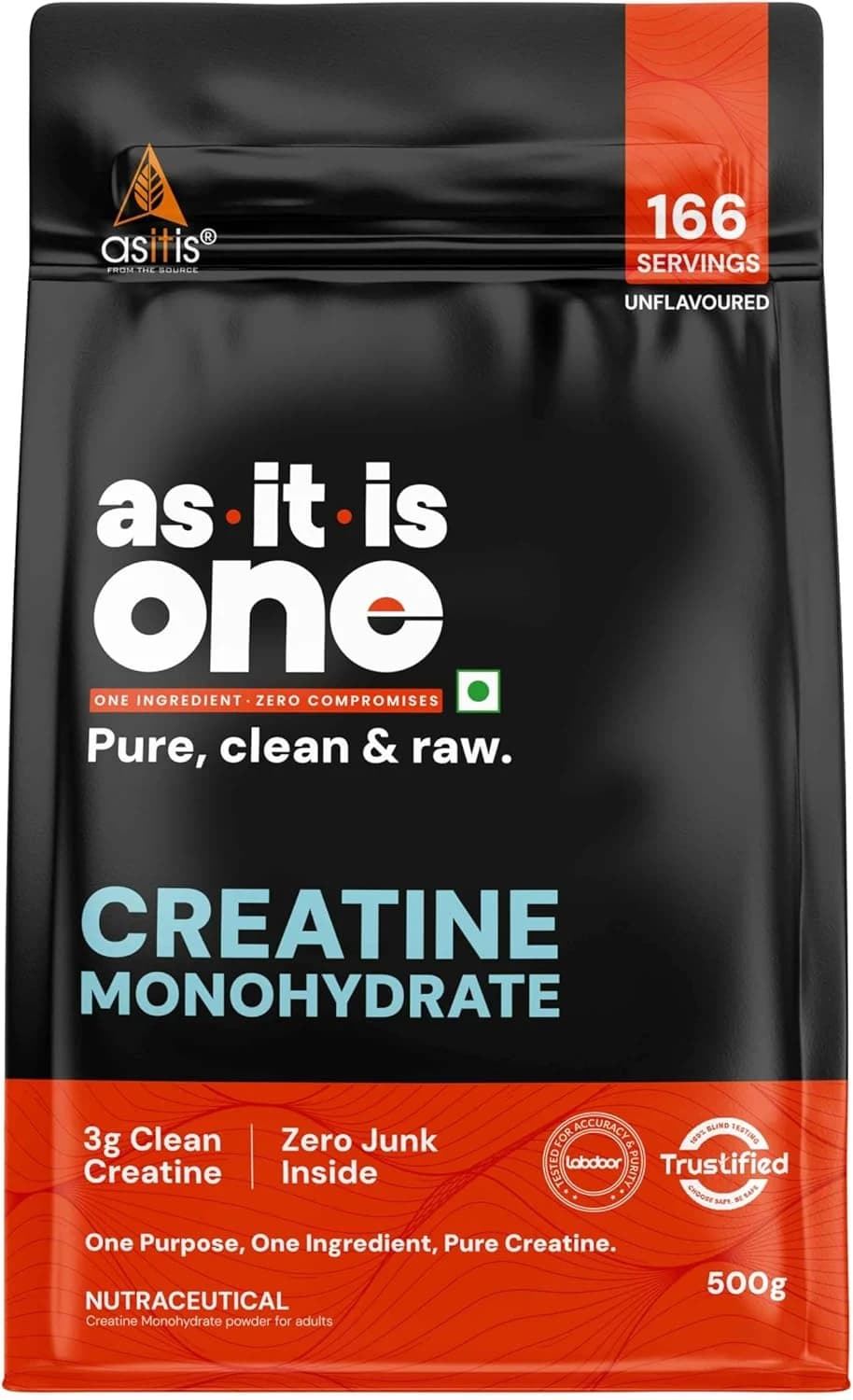AS-IT-IS Nutrition Creatine Monohydrate