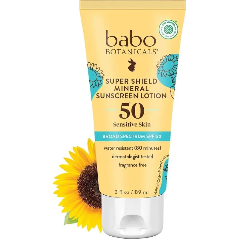 Babo Botanicals Sheer Mineral Sunscreen Lotion SPF 50
