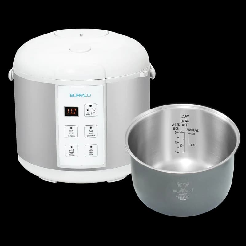 Buffalo Classic Rice Cooker Clad Stainless Steel