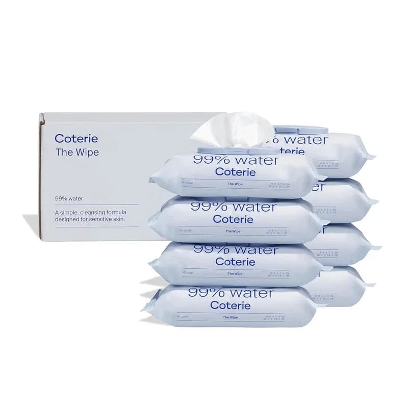 Coterie The Wipe (99% Water, Plant-Based & Plastic-Free, Unscented)