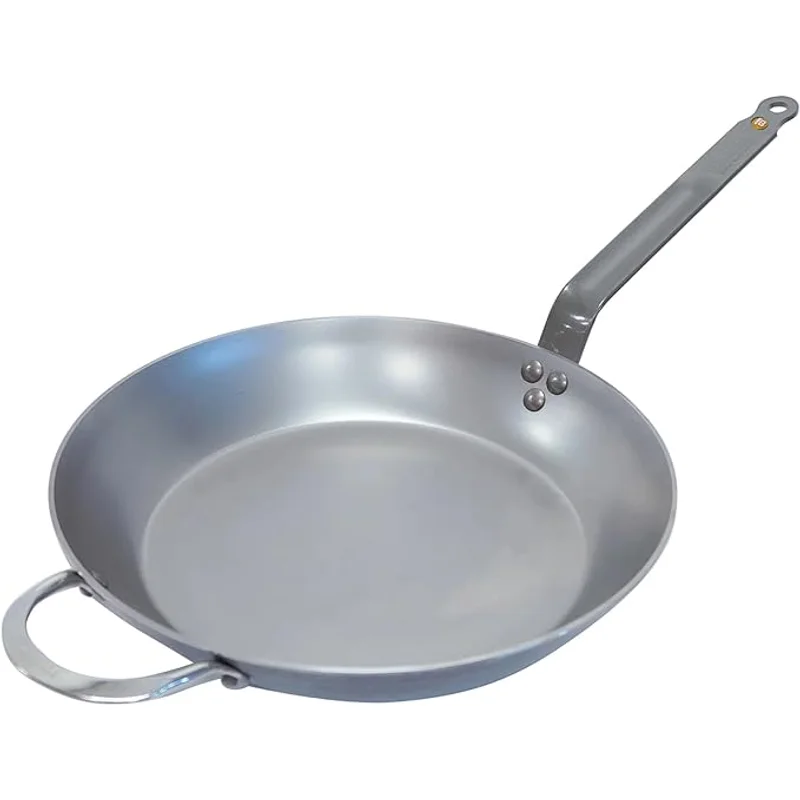 De Buyer Mineral B Carbon Steel Fry Pan 12.5"