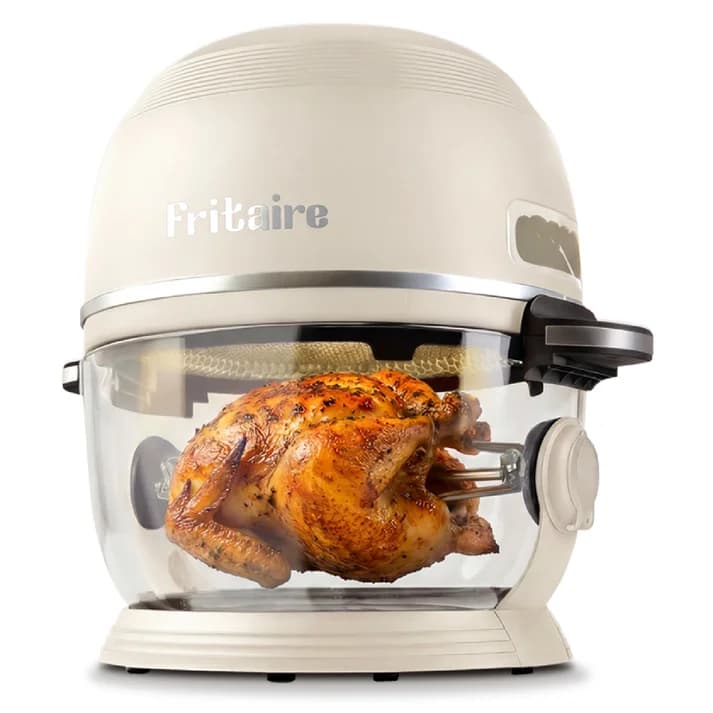 Fritaire Non Toxic Air Fryer Pro, 9-in-1 Glass Air Fryer, Self-Cleaning