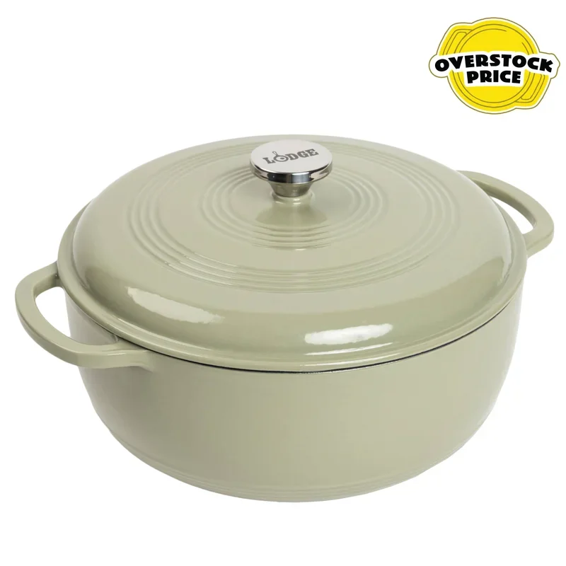 Lodge Enameled Cast Iron Dutch Oven (6 qt)