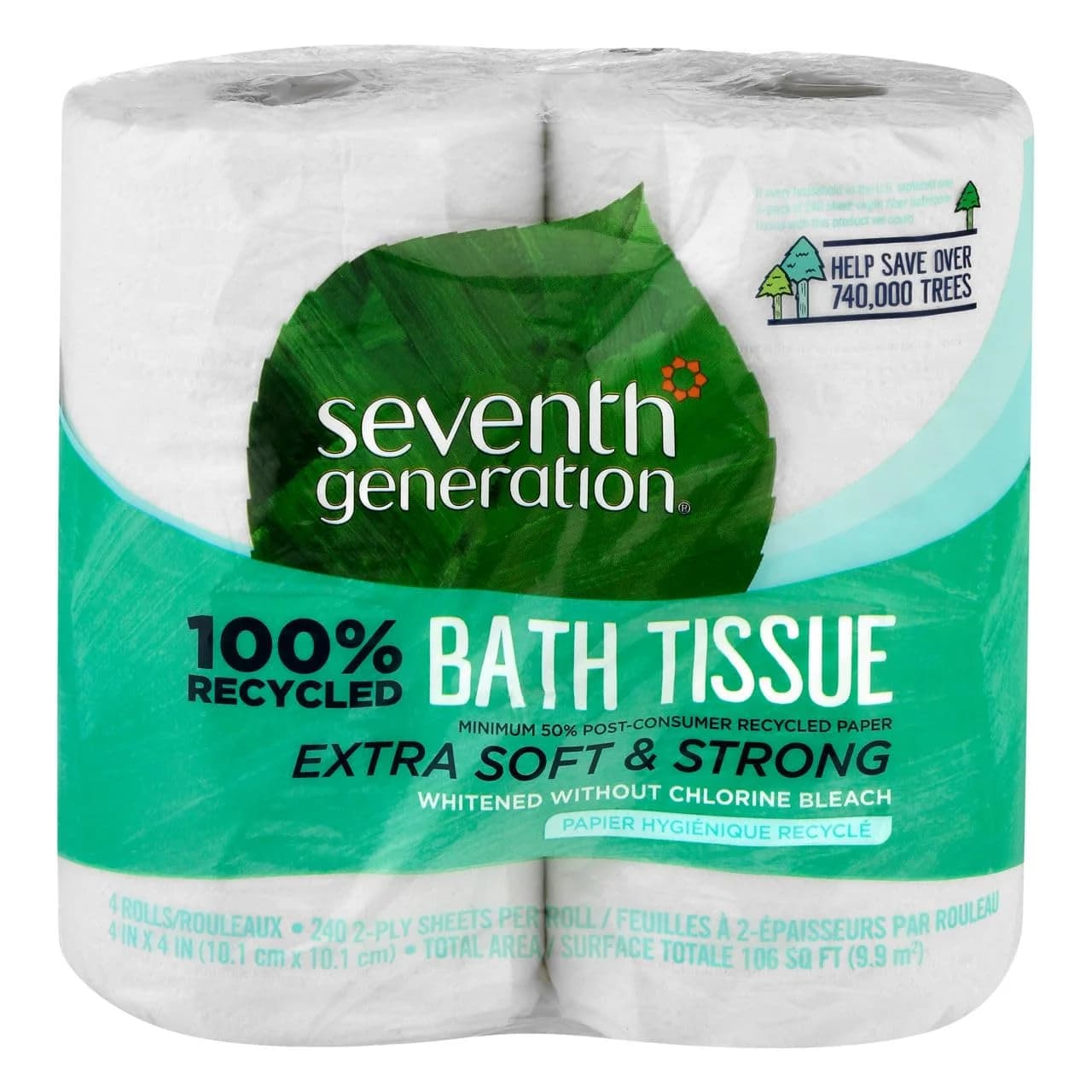 Seventh Generation 100% Recycled Bathroom Tissue