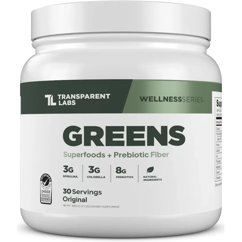 Transparent Labs Prebiotic Greens
