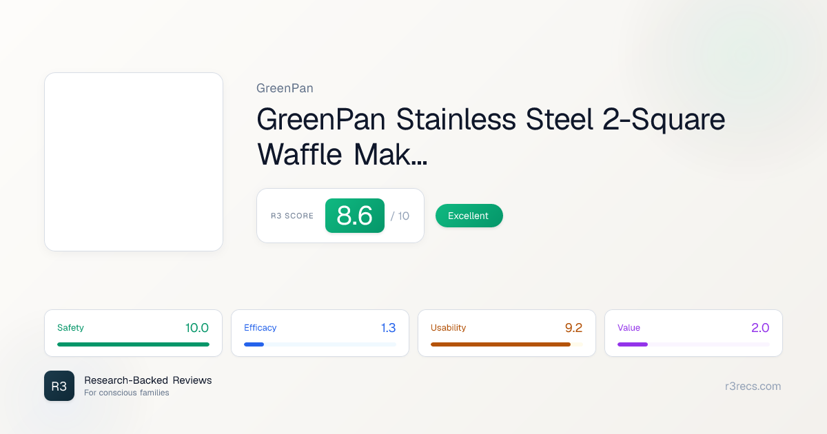 GreenPan Stainless… Review (2026) - Safety Rating & Analysis | R3